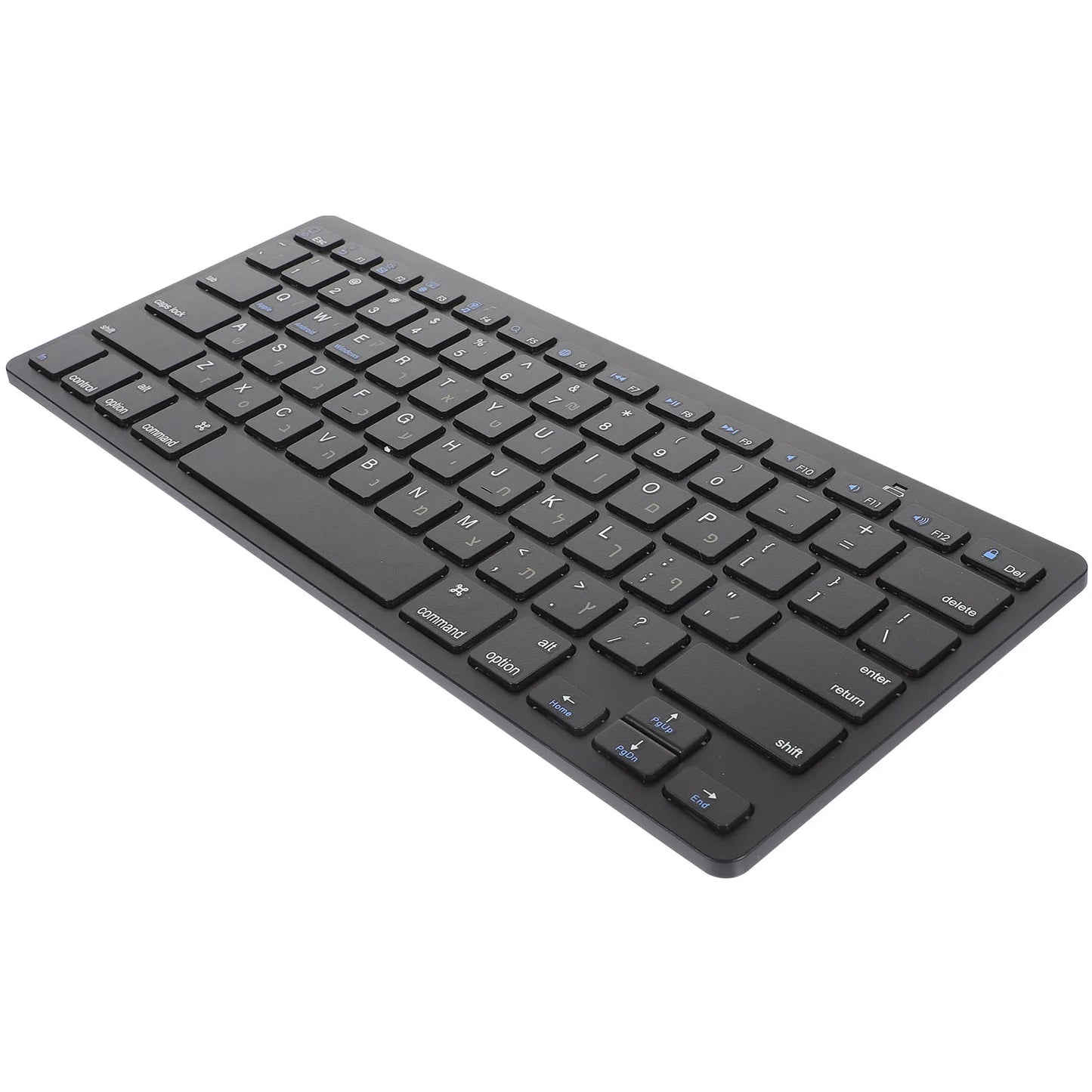 Hebrew Keyboard Office Portable Mechanical Wireless Laptop Computer Accessory Silent Abs For Phone Work