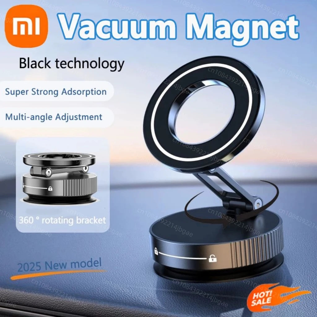 Xiaomi Super Strong Magnetic Phone Holder Foldable Design 360° Adjustable Vacuum Car Mount For Car Desk Bathroom Phone Holder