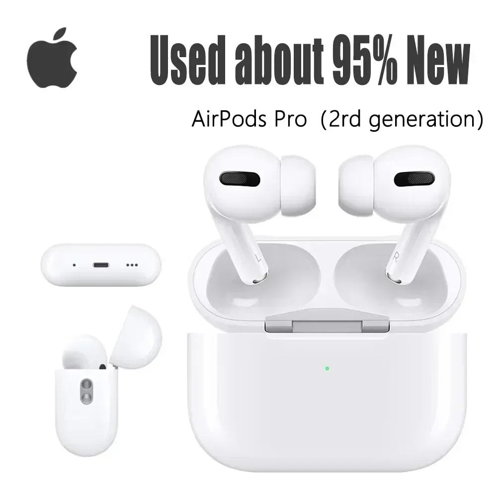 Original Apple AirPods Pro2 Wireless Headphone Bluetooth Earphone In Ear Tws Gaming Sports Headphones for Air Smartphones IPhone
