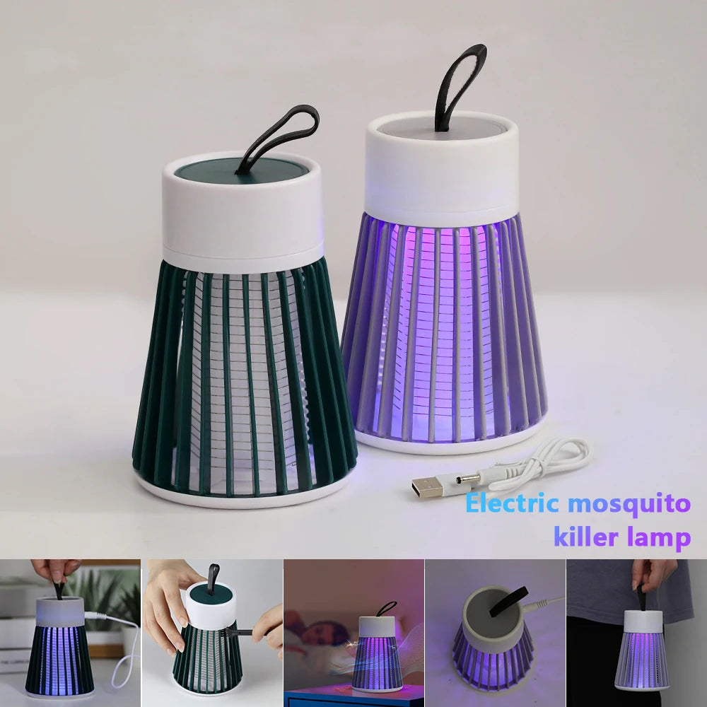 Electric Shock Mosquito Killer Lamp USB 5V Fly Trap Zapper Insect Killer Repellent Bedroom Outdoor Anti Mosquito Trap