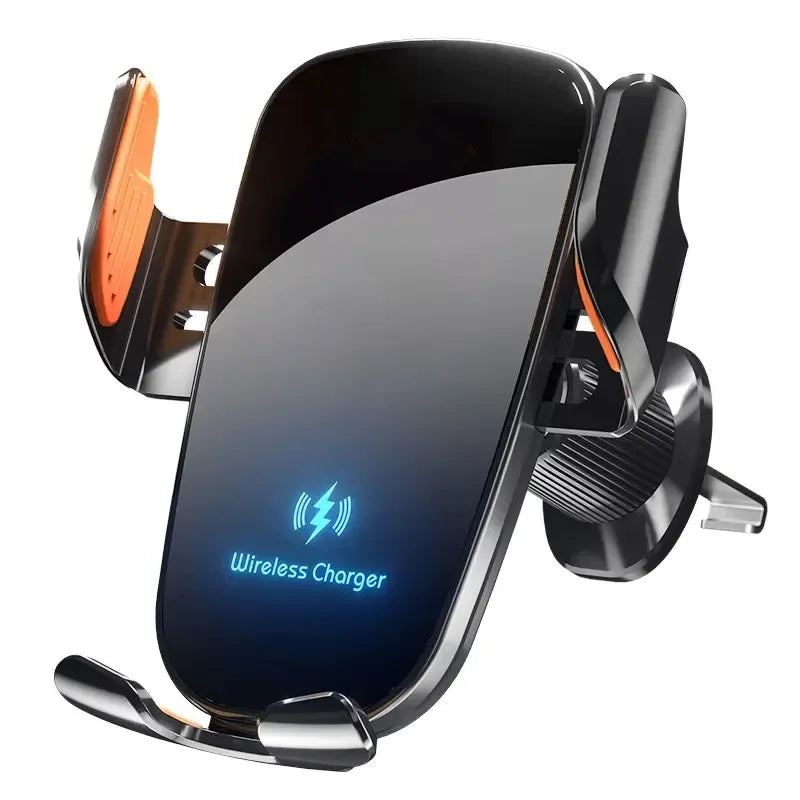 UYUXIO  Wireless Car Charger Air Vent Fast Charging Phone Holder in Car for iPhone 16 Pro Max 15 14 12 13 Samsung Android Phones