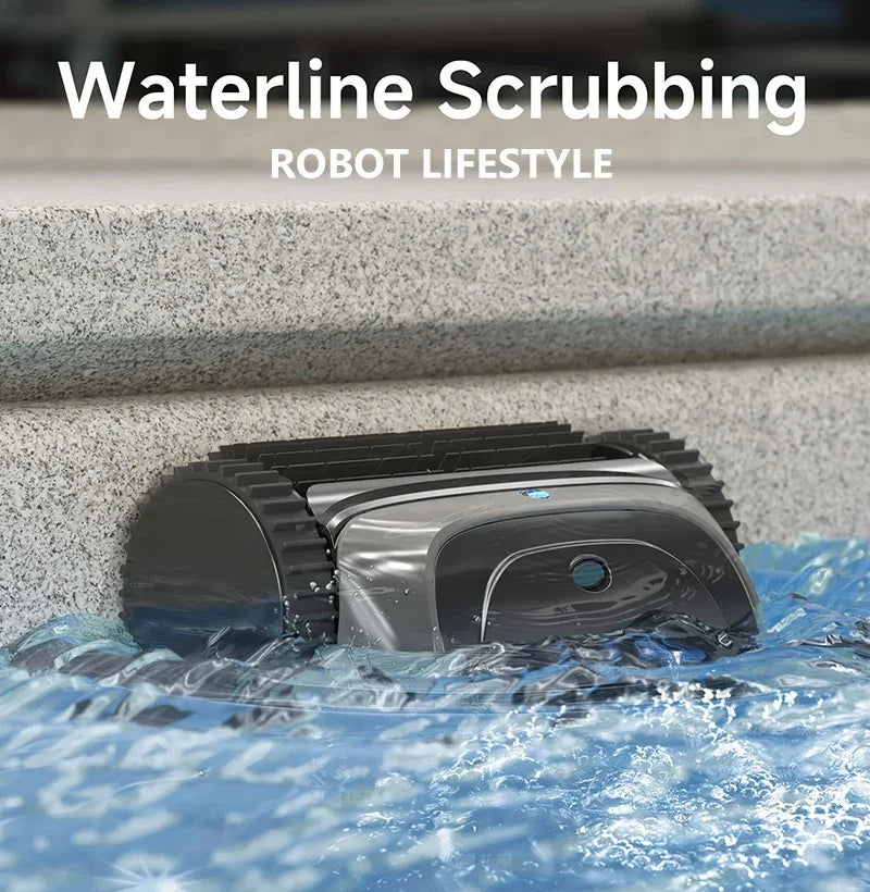 Wireless Robotic Swimming Pool Cleaner WYBOT C1 APP Control Clean Floor Wall Waterline Pools Cleaning Robot, Runing Time 120mins