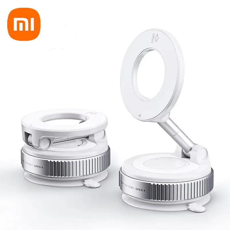 Xiaomi Super Strong Magnetic Phone Holder Foldable Design 360° Adjustable Vacuum Car Mount For Car Desk Bathroom Phone Holder