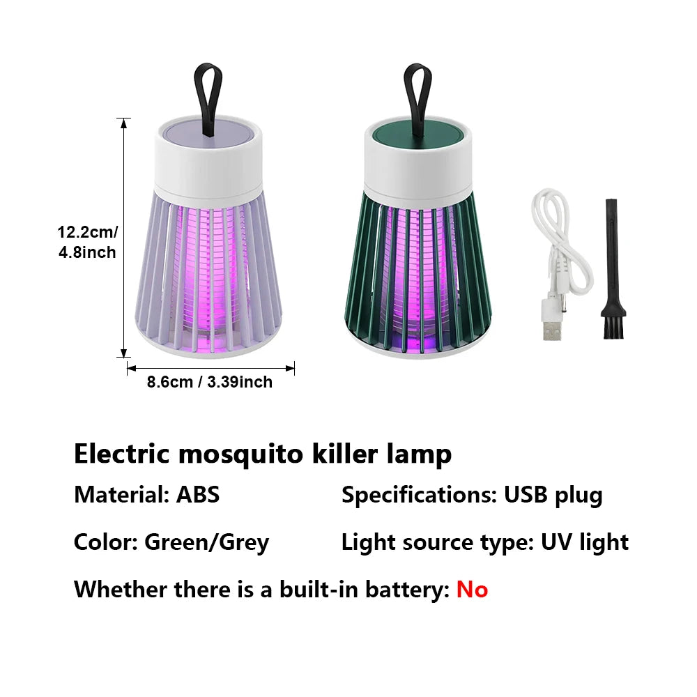 Electric Shock Mosquito Killer Lamp USB 5V Fly Trap Zapper Insect Killer Repellent Bedroom Outdoor Anti Mosquito Trap